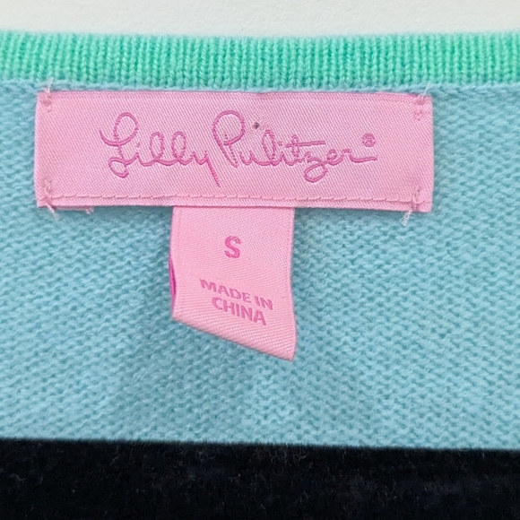 Lilly Pulitzer Fairfax Colorblock Cashmere Sweater - Picture 5 of 7
